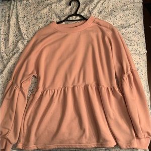 Ontwelfth light pink women’s blouse. Large.